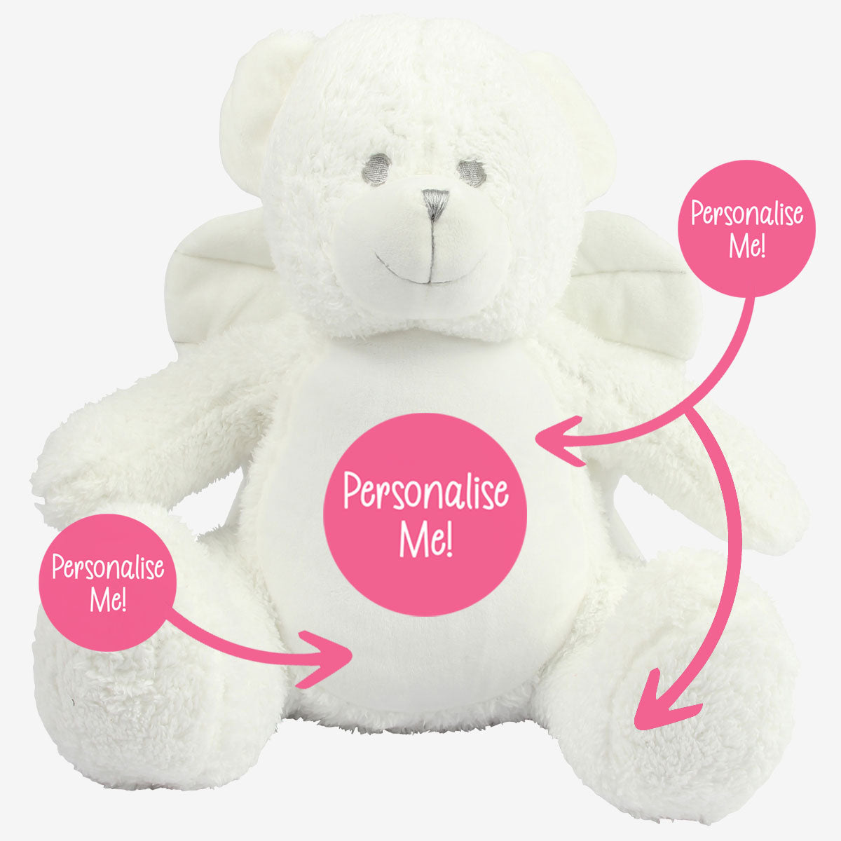 Personalised Teddy Bear with Photo & Message