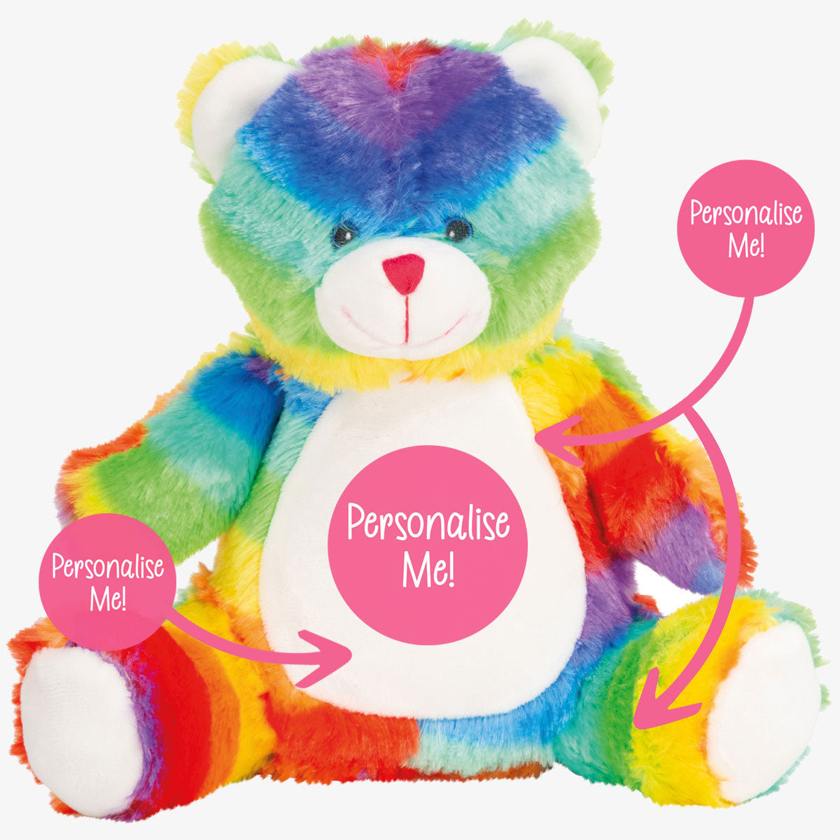 Personalised Teddy Bear with Photo & Message