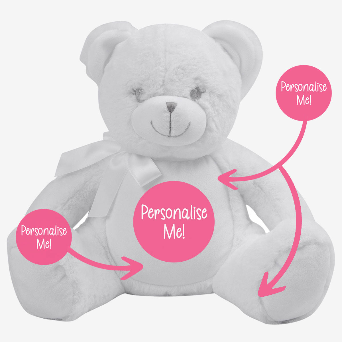 Personalised Teddy Bear with Photo & Message